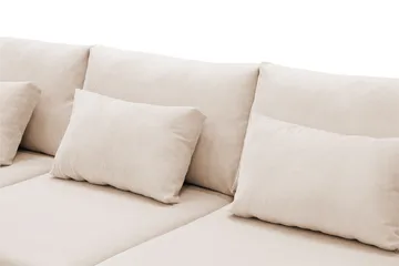 Grande 5-sits U-Soffa med Divan Höger - Beige Manchester - Möbler - Soffa - U-soffa