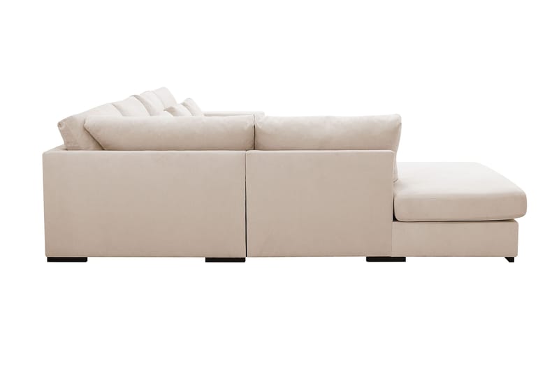 Grande 5-sits U-Soffa med Divan Höger - Beige Manchester - Möbler - Soffa - U-soffa
