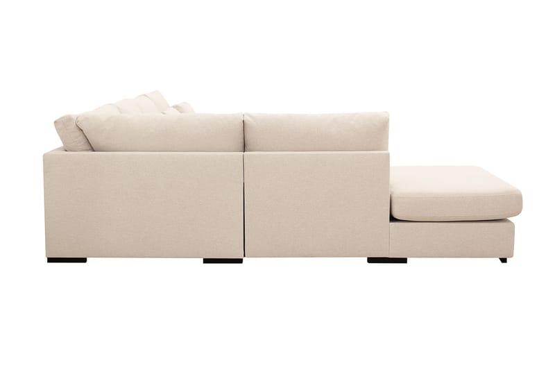 Grande 5-sits U-Soffa med Divan Höger - Beige Tyg - Möbler - Soffa - U-soffa