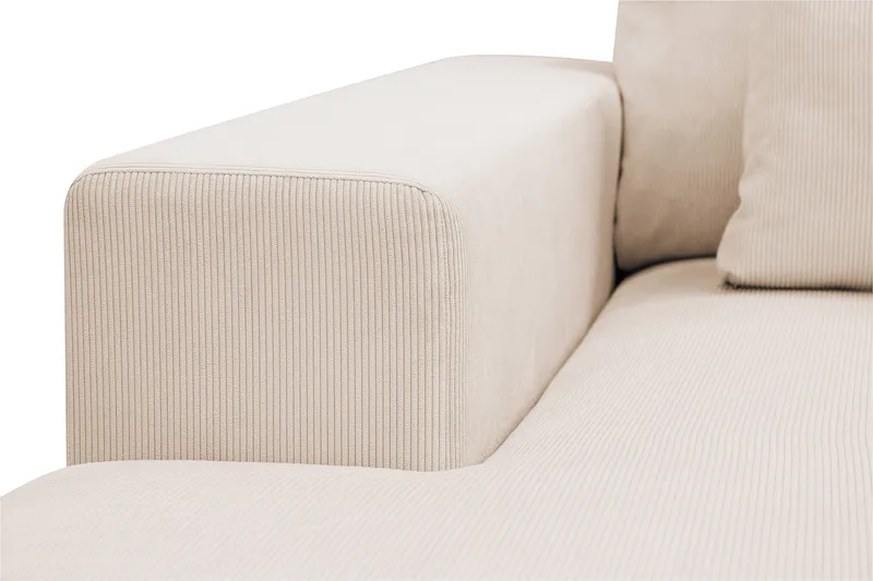 Grande 5-sits U-Soffa med Divan Vänster - Beige Manchester - Möbler - Soffa - U-soffa