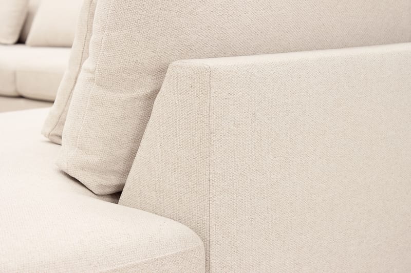 Grande 5-sits U-Soffa med Divan Vänster - Beige Tyg - Möbler - Soffa - U-soffa