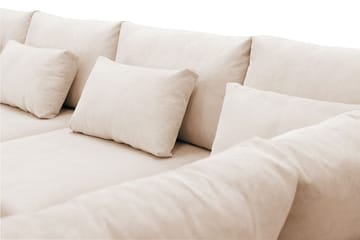 Grande 6-sits U-Soffa med Divan Vänster - Beige Manchester - Möbler - Soffa - U-soffa