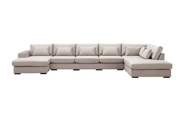Grande 6-sits U-Soffa med Divan Vänster