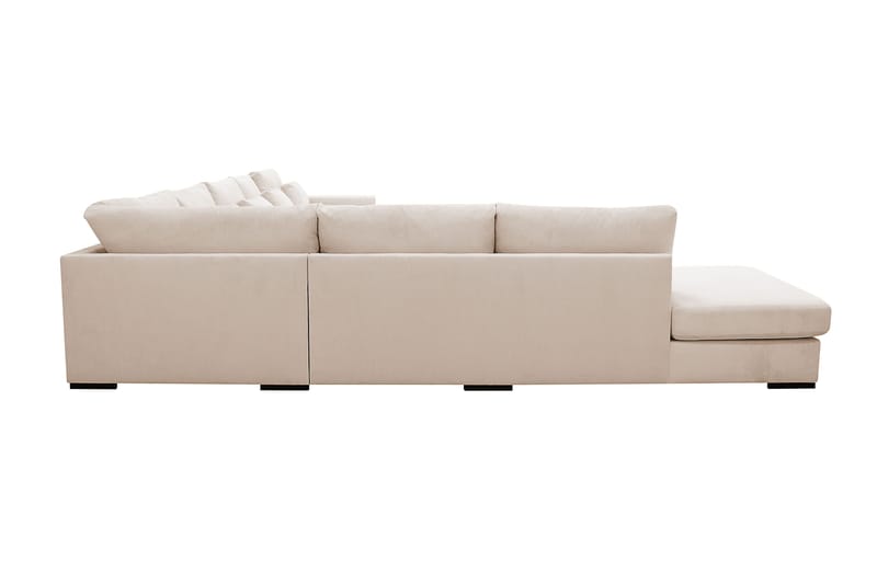 Grande Stor 7-sits U-Soffa med Divan Höger - Beige Manchester - Möbler - Soffa - Modulsoffor - Komplett modulsoffa