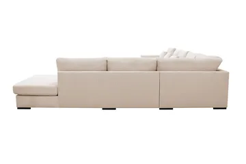 Grande Stor 7-sits U-Soffa med Divan Vänster - Beige Manchester - Möbler - Soffa - Modulsoffor - Komplett modulsoffa