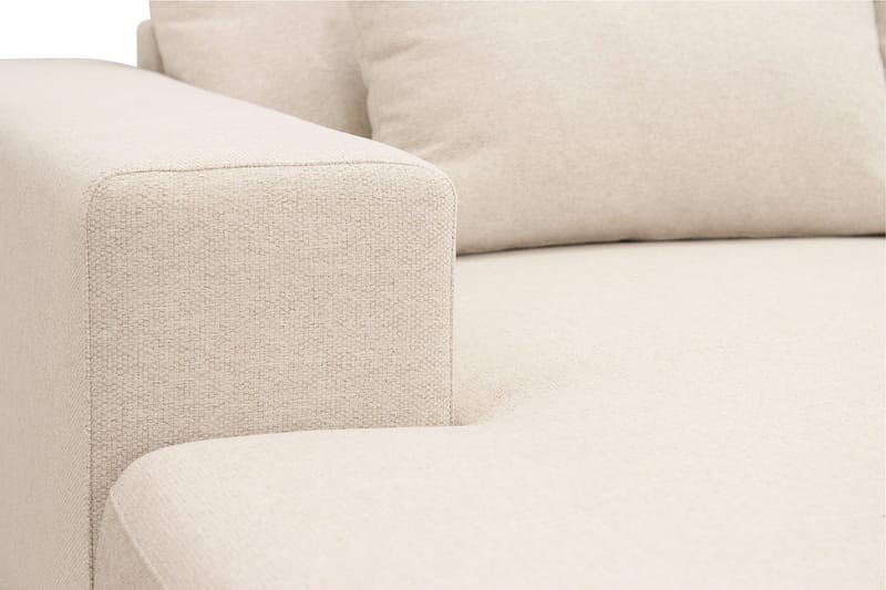 Grande Stor 7-sits U-Soffa med Divan Vänster - Beige Tyg - Möbler - Soffa - Modulsoffor - Komplett modulsoffa