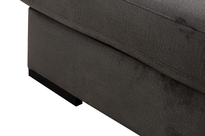 Grande Stor 7-sits U-Soffa med Divan Vänster - Mörkgrå Sammet - Möbler - Soffa - U-soffa