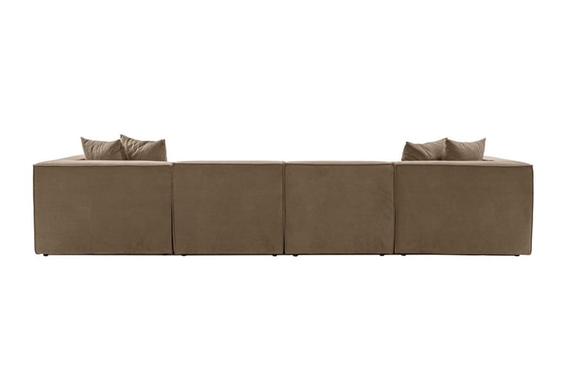 Gregor Soffa med Divan 4-sits - Brun - Möbler - Soffa - Divansoffor & schäslongsoffa
