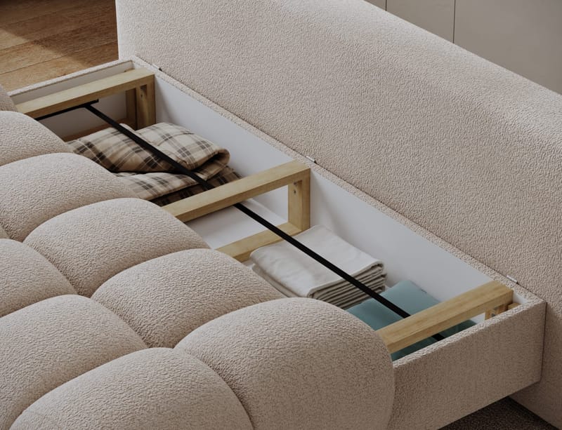 Guavio 2-sits Bubblig Bäddsoffa med förvaring - Royal 18 - Möbler - Soffa - Bäddsoffa