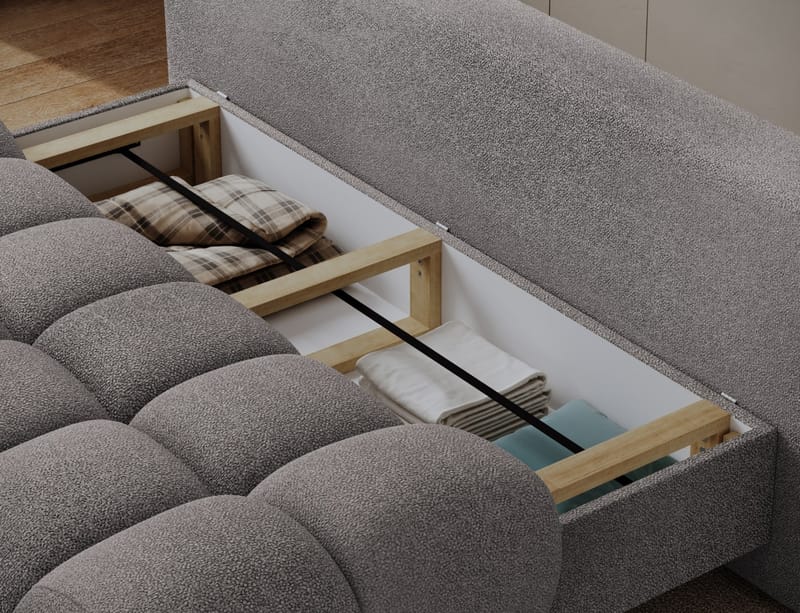 Guavio 2-sits Bubblig Bäddsoffa med förvaring - Paolli 04 - Möbler - Soffa - Bäddsoffa