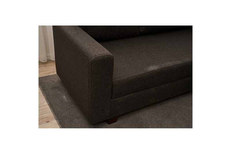 Hörnbäddsoffa Iroulport Höger Antracit - Antracit - Möbler - Soffa - Bäddsoffa