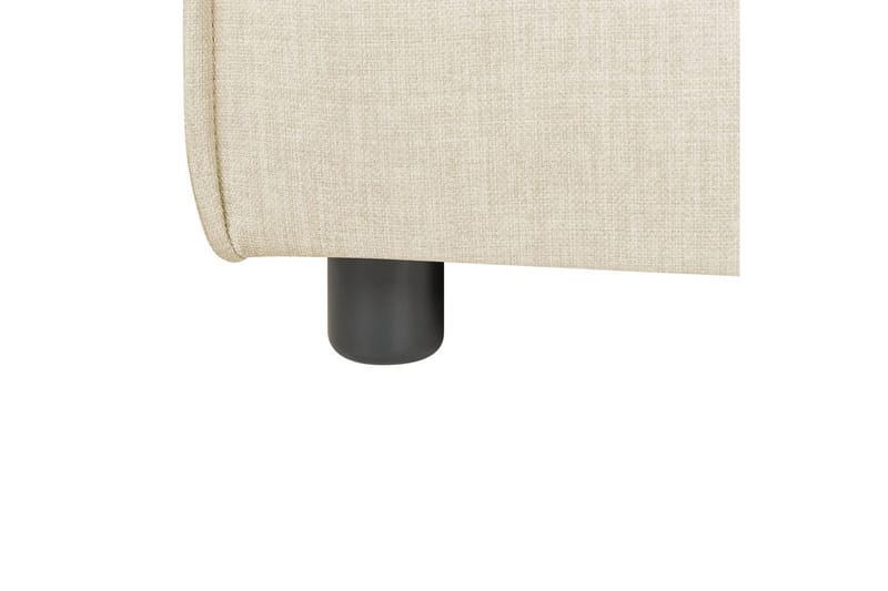 Hörnsektion Aprica Beige, svart, Linne - Beige - Möbler - Soffa - Soffgrupp
