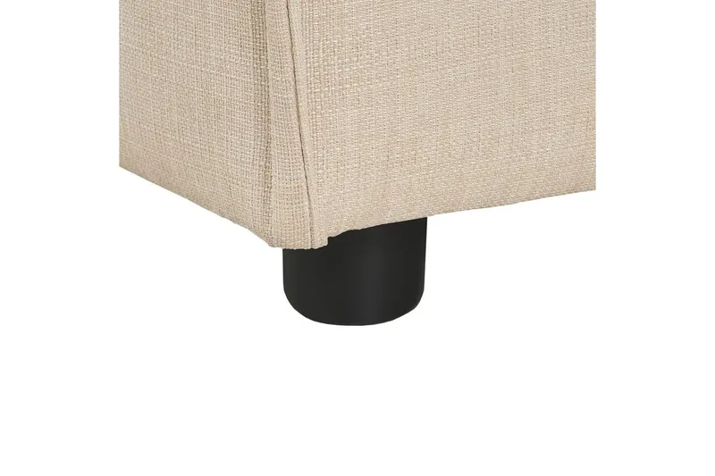 Hörnsektion Ardal Beige, svart, Högervänd - Beige, svart, Högervänd - Möbler - Soffa - Soffgrupp