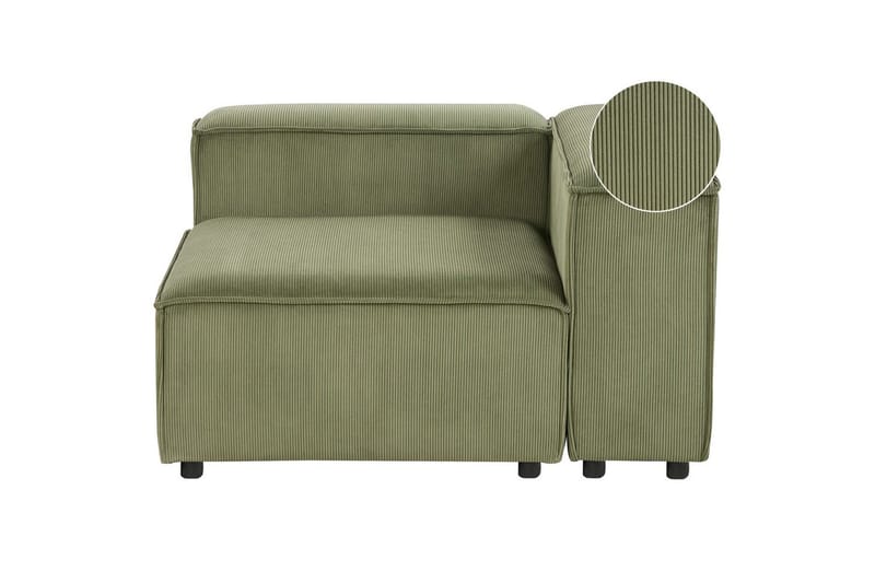 Hörnsektion Ardal Grön, Svart, Vänstervänd - Grön, Svart, Vänstervänd - Möbler - Soffa - Soffgrupp