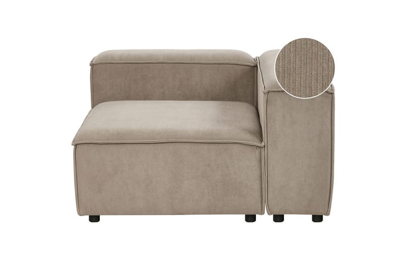 Hörnsektion Ardal Taupe, svart, Vänstervänd - Taupe, svart, Vänstervänd - Möbler - Soffa - Soffgrupp