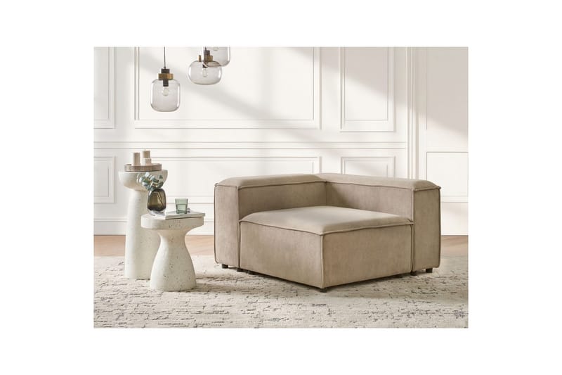 Hörnsektion Ardal Taupe, svart, Vänstervänd - Taupe, svart, Vänstervänd - Möbler - Soffa - Soffgrupp