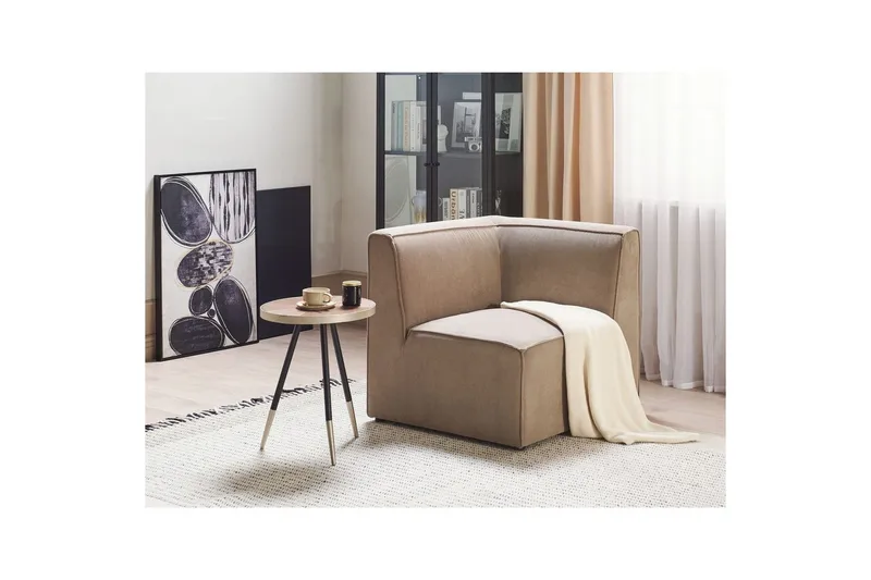 Hörnsektion Lemvig Taupe - Taupe - Möbler - Soffa - Modulsoffor - Hörnmodul