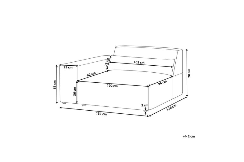 Hörnsits Hellnar Beige, Högervänd - Beige, Högervänd - Möbler - Soffa - Soffgrupp