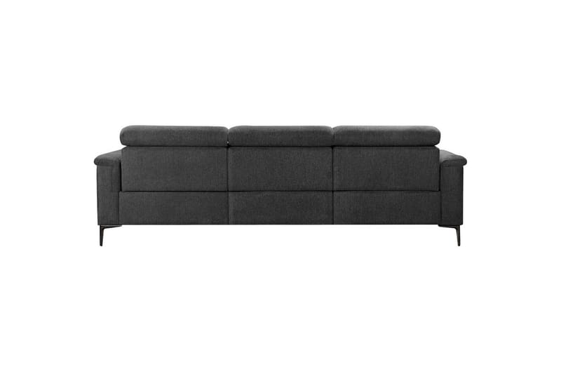 Hörnsoffa 3-sits Lund Antracit, Belfast tyg, Vänster Elektrisk Fåtölj - Antracit, Belfast tyg, Vänster Elektrisk Fåtölj - Möbler - Soffa - Biosoffa & reclinersoffa
