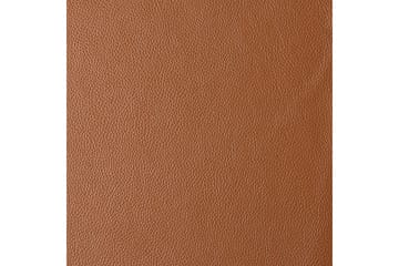 Hörnsoffa 3-sits Lund Cognac, Läder/PU, Höger manuell vilstol - Cognac, Läder/PU, Höger manuell vilstol - Möbler - Soffa - Skinnsoffor