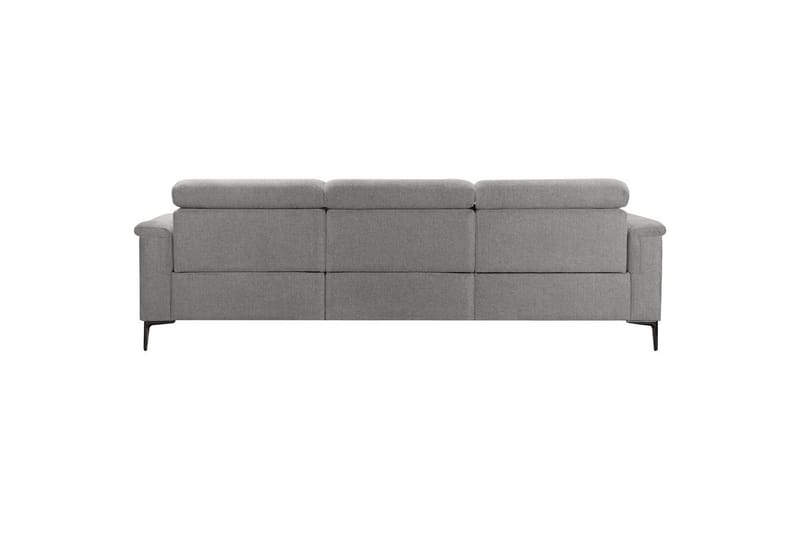 Hörnsoffa 3-sits Lund Ljusgrå, Belfast tyg, Höger elektrisk vilstol - Ljusgrå, Belfast tyg, Höger elektrisk vilstol - Möbler - Soffa - Biosoffa & reclinersoffa