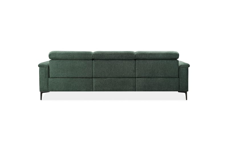 Hörnsoffa 3-sits Lund Mörkgrön, Belfast tyg, Höger manuell vilstol - Mörkgrön, Belfast tyg, Höger manuell vilstol - Möbler - Soffa - Biosoffa & reclinersoffa