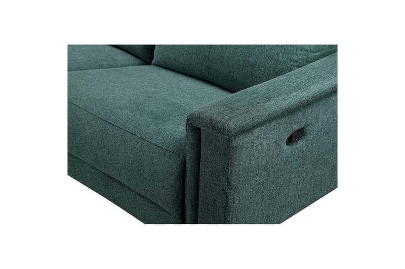 Hörnsoffa 3-sits Lund Mörkgrön, Belfast tyg, Vänster Manuell Fåtölj - Mörkgrön, Belfast tyg, Vänster Manuell Fåtölj - Möbler - Soffa - Biosoffa & reclinersoffa