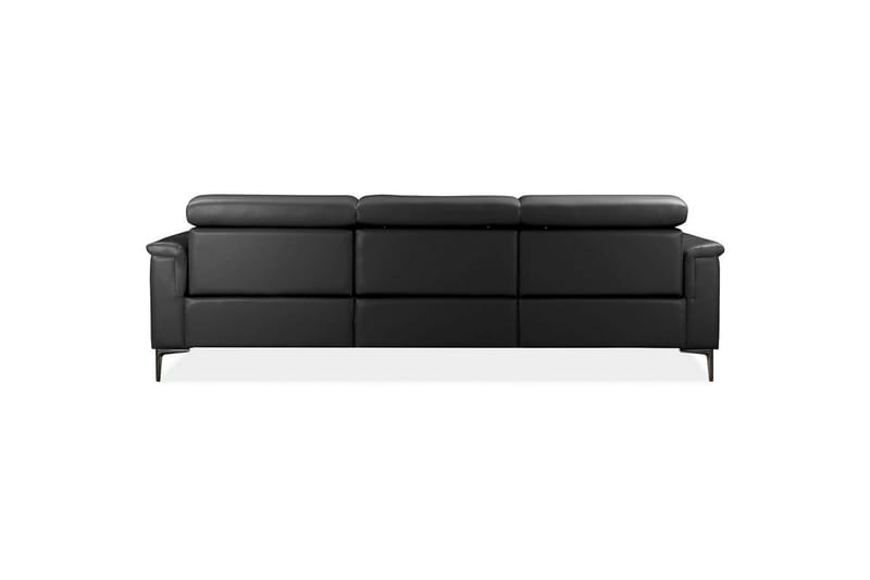 Hörnsoffa 3-sits Lund Svart, PU, Vänster Elektrisk Fåtölj - Svart, PU, Vänster Elektrisk Fåtölj - Möbler - Soffa - Skinnsoffor