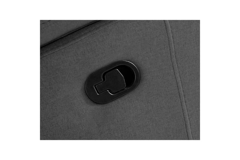 Hörnsoffa 3-sits Rayland Antracit, Sunday tyg, Höger manuell vilstol - Antracit, Sunday tyg, Höger manuell vilstol - Möbler - Soffa - Biosoffa & reclinersoffa