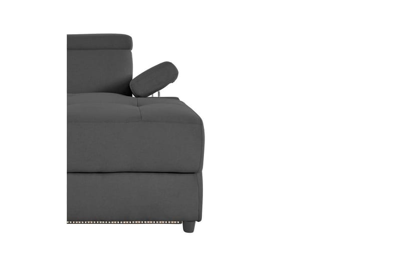 Hörnsoffa 3-sits Rayland Antracit, Sunday tyg, Höger manuell vilstol - Antracit, Sunday tyg, Höger manuell vilstol - Möbler - Soffa - Biosoffa & reclinersoffa