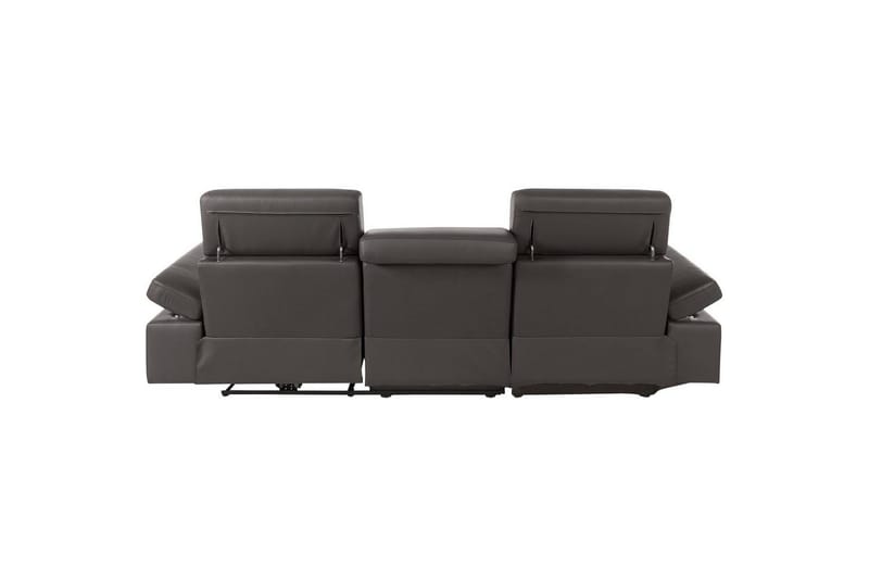 Hörnsoffa 3-sits Rayland Brun, Läder/PU, Vänster Elektrisk Fåtölj - Brun, Läder/PU, Vänster Elektrisk Fåtölj - Möbler - Soffa - Skinnsoffor