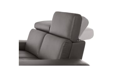 Hörnsoffa 3-sits Rayland Brun, Läder/PU, Vänster Elektrisk Fåtölj - Brun, Läder/PU, Vänster Elektrisk Fåtölj - Möbler - Soffa - Skinnsoffor
