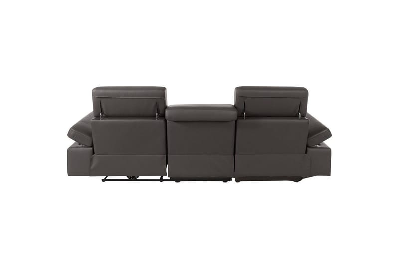 Hörnsoffa 3-sits Rayland Brun, PU, Vänster Elektrisk Fåtölj - Brun, PU, Vänster Elektrisk Fåtölj - Möbler - Soffa - Skinnsoffor