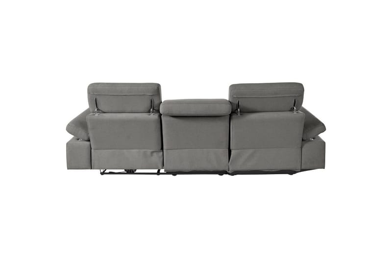 Hörnsoffa 3-sits Rayland Grå, Sunday tyg, Vänster Manuell Fåtölj - Grå, Sunday tyg, Vänster Manuell Fåtölj - Möbler - Soffa - Biosoffa & reclinersoffa