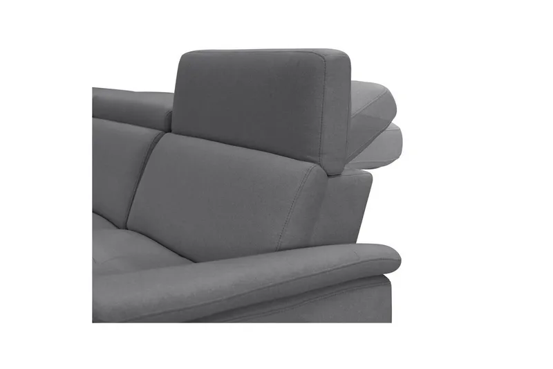 Hörnsoffa 3-sits Pareli Antracit, Sunday tyg, Höger elektrisk vilstol - Antracit, Sunday tyg, Höger elektrisk vilstol - Möbler - Soffa - Biosoffa & reclinersoffa