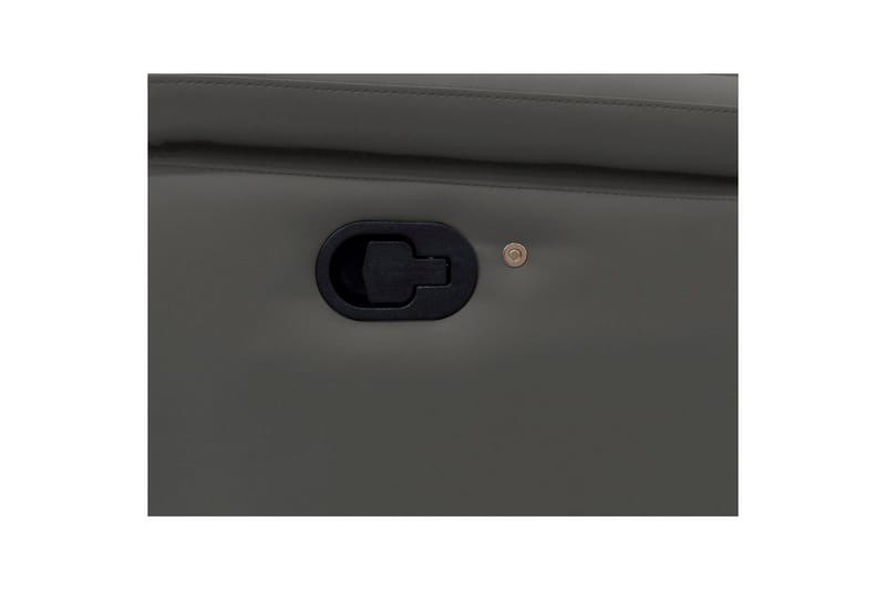 Hörnsoffa 3-sits Pareli Grå, Läder/PU, Vänster Manuell Fåtölj - Grå, Läder/PU, Vänster Manuell Fåtölj - Möbler - Soffa - Skinnsoffor