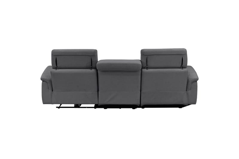 Hörnsoffa 3-sits Pareli Antracit, Sunday tyg, Vänster Manuell Fåtölj - Antracit, Sunday tyg, Vänster Manuell Fåtölj - Möbler - Soffa - Biosoffa & reclinersoffa