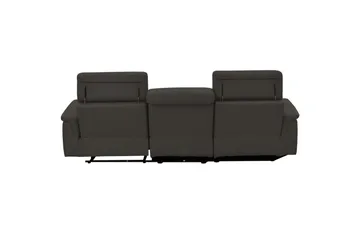 Hörnsoffa 3-sits Pareli Brun, Läder/PU, Vänster Manuell Fåtölj - Brun, Läder/PU, Vänster Manuell Fåtölj - Möbler - Soffa - Skinnsoffor