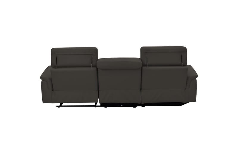 Hörnsoffa 3-sits Pareli Brun, Läder/PU, Vänster Manuell Fåtölj - Brun, Läder/PU, Vänster Manuell Fåtölj - Möbler - Soffa - Skinnsoffor