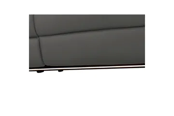 Hörnsoffa 3-sits Pareli Grå, Läder/PU, Vänster Manuell Fåtölj - Grå, Läder/PU, Vänster Manuell Fåtölj - Möbler - Soffa - Skinnsoffor