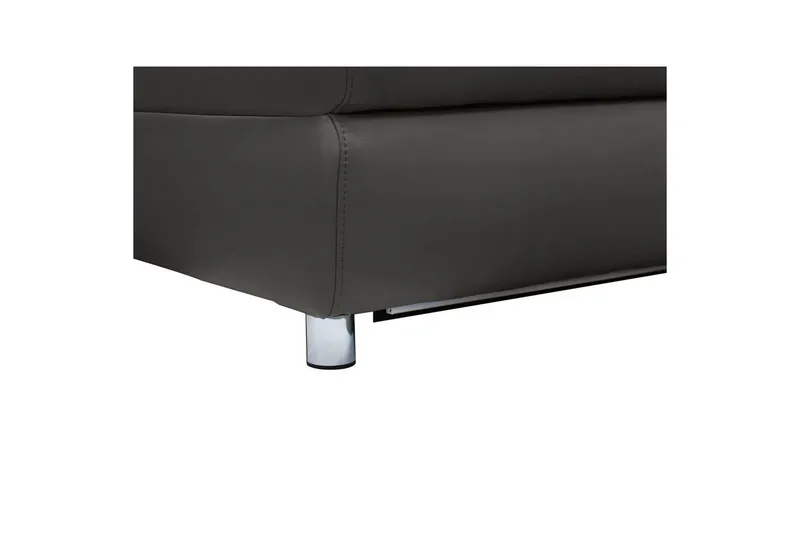 Hörnsoffa 3-sits Pareli Brun, PU, Vänster Elektrisk Fåtölj - Brun, PU, Vänster Elektrisk Fåtölj - Möbler - Soffa - Skinnsoffor