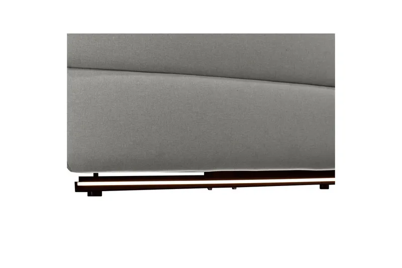 Hörnsoffa 3-sits Pareli Grå, Sunday tyg, Höger elektrisk vilstol - Grå, Sunday tyg, Höger elektrisk vilstol - Möbler - Soffa - Biosoffa & reclinersoffa