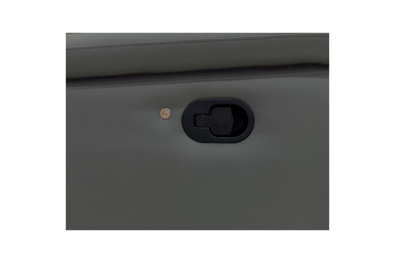 Hörnsoffa 3-sits Pareli Grå, PU, Höger manuell vilstol - Grå, PU, Höger manuell vilstol - Möbler - Soffa - Skinnsoffor