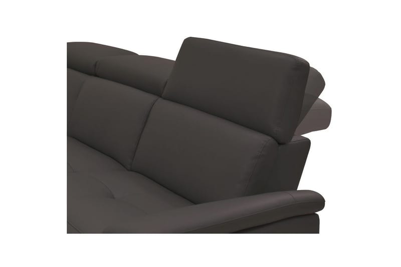 Hörnsoffa 3-sits Pareli Brun, Läder/PU, Vänster Manuell Fåtölj - Brun, Läder/PU, Vänster Manuell Fåtölj - Möbler - Soffa - Skinnsoffor