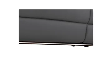 Hörnsoffa 3-sits Pareli Grå, Läder/PU, Höger manuell vilstol - Grå, Läder/PU, Höger manuell vilstol - Möbler - Soffa - Skinnsoffor