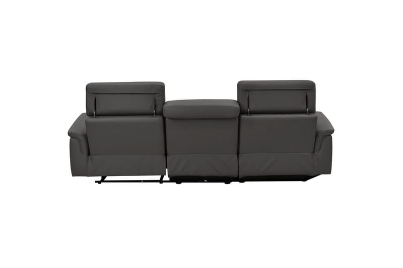 Hörnsoffa 3-sits Pareli Brun, PU, Vänster Elektrisk Fåtölj - Brun, PU, Vänster Elektrisk Fåtölj - Möbler - Soffa - Skinnsoffor