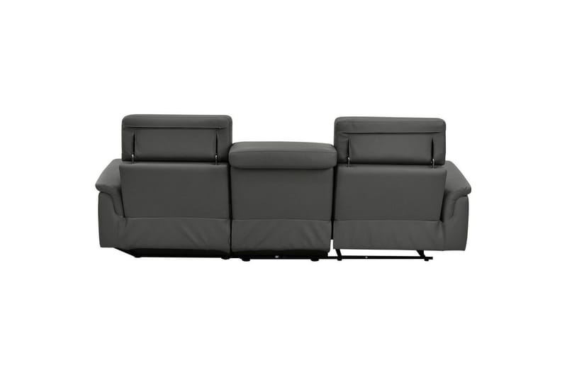 Hörnsoffa 3-sits Pareli Svart, PU, Höger elektrisk vilstol - Svart, PU, Höger elektrisk vilstol - Möbler - Soffa - Biosoffa & reclinersoffa