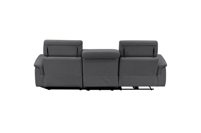 Hörnsoffa 3-sits Pareli Antracit, Sunday tyg, Höger manuell vilstol - Antracit, Sunday tyg, Höger manuell vilstol - Möbler - Soffa - Biosoffa & reclinersoffa