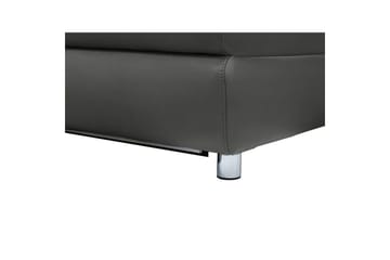 Hörnsoffa 3-sits Pareli Svart, PU, Höger elektrisk vilstol - Svart, PU, Höger elektrisk vilstol - Möbler - Soffa - Skinnsoffor