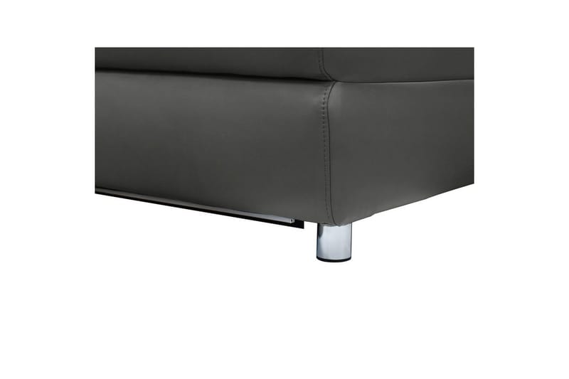 Hörnsoffa 3-sits Pareli Svart, PU, Höger elektrisk vilstol - Svart, PU, Höger elektrisk vilstol - Möbler - Soffa - Skinnsoffor